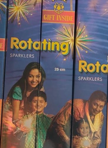 5 in 1 Rotating Sparklers